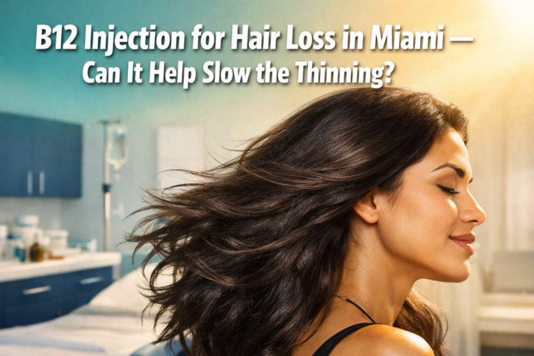 B12 Injection for Hair Loss in Miami — Can It Help Slow the Thinning?