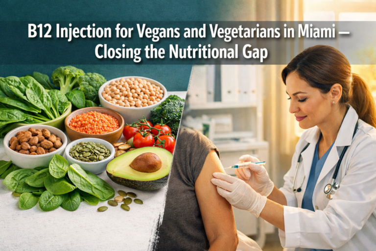 B12 Injection for Vegans and Vegetarians in Miami — Closing the Nutritional Gap