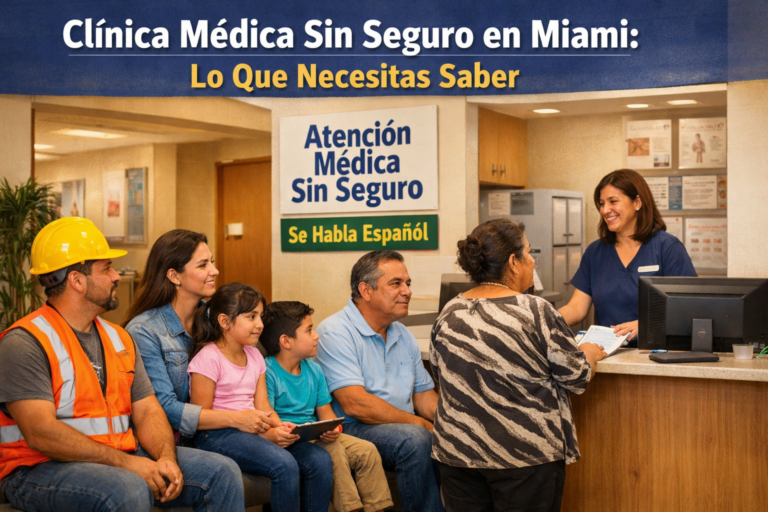Clínica médica sin seguro cerca de mí en Miami: qué buscar y dónde ir