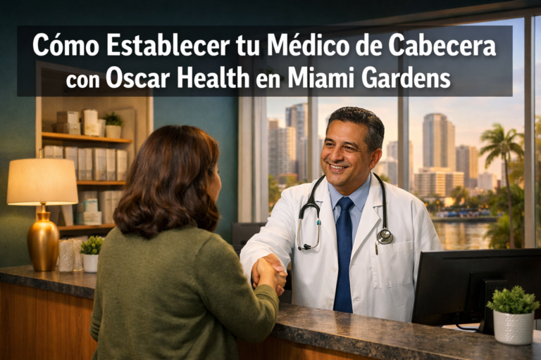Cómo establecer tu médico de cabecera (PCP) con Oscar Health en Miami Gardens