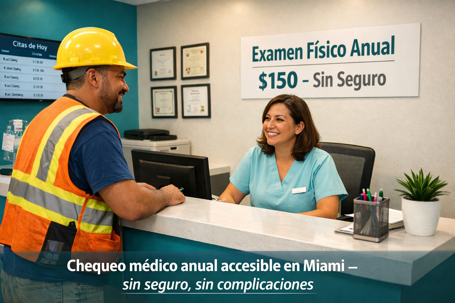 Examen físico anual en Miami por $150: todo lo que incluye y cómo reservar