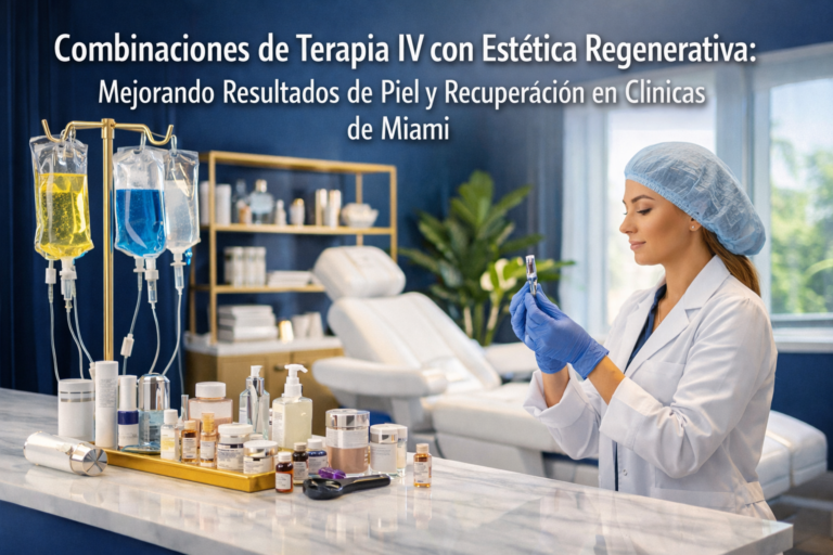 IV Therapy Pairings with Regenerative Aesthetics: Enhancing Skin and Recovery Results in Miami Clinics