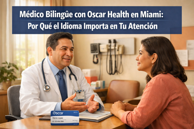 Médico bilingüe con Oscar Health en Miami: por qué el idioma importa en tu atención