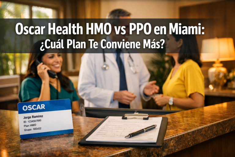 Oscar Health HMO vs PPO en Miami: cuál plan te conviene más