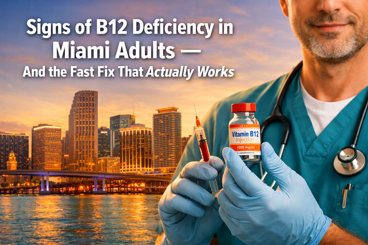 Signs of B12 Deficiency in Miami Adults — And the Fast Fix That Actually Works
