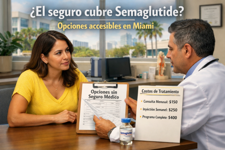 ¿El seguro médico cubre Semaglutide? Opciones si no tienes cobertura en Miami