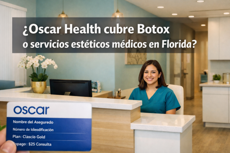 ¿Oscar Health cubre Botox o servicios estéticos médicos en Florida?