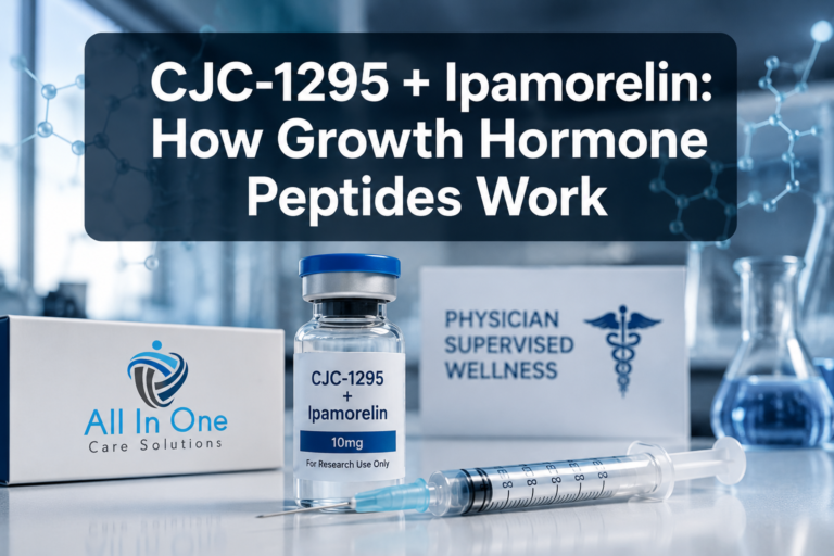 CJC-1295 + Ipamorelin: How Growth Hormone Peptides Work
