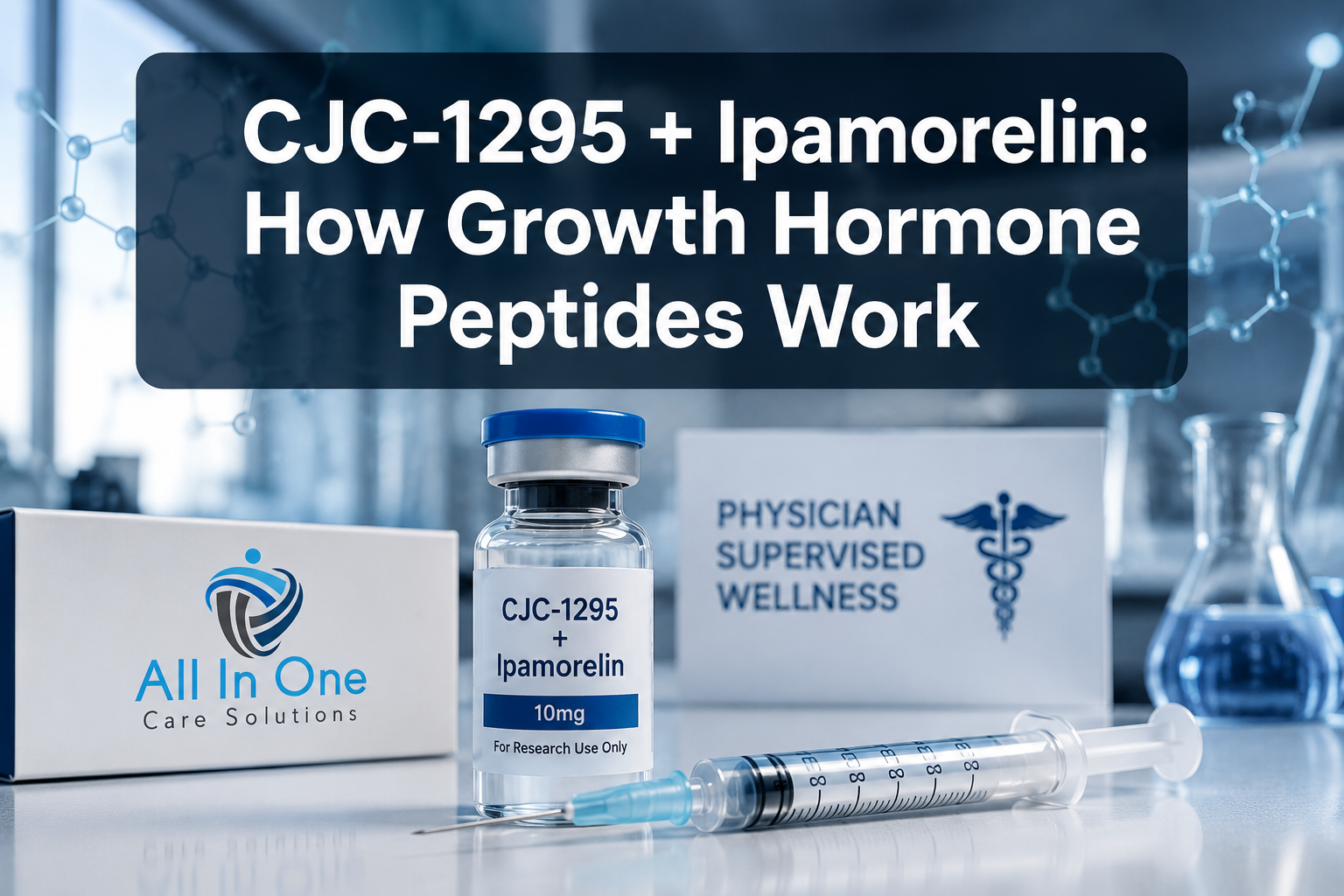 CJC-1295 + Ipamorelin: How Growth Hormone Peptides Work