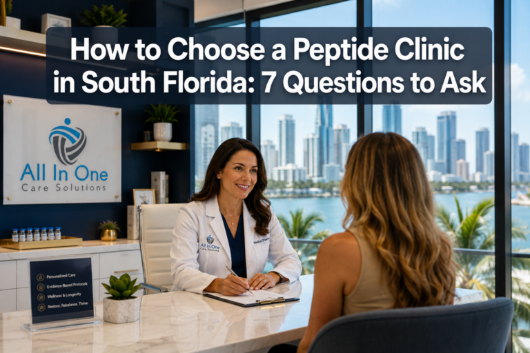 How to Choose a Peptide Clinic in South Florida: 7 Questions to Ask