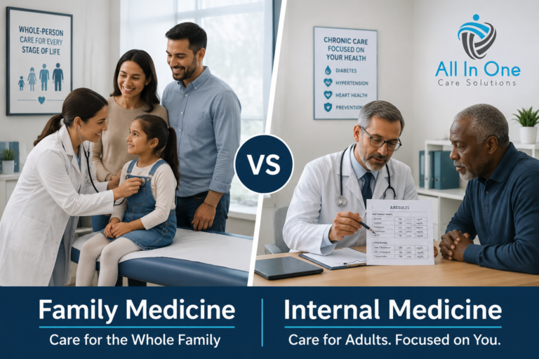 Family Medicine vs Internal Medicine