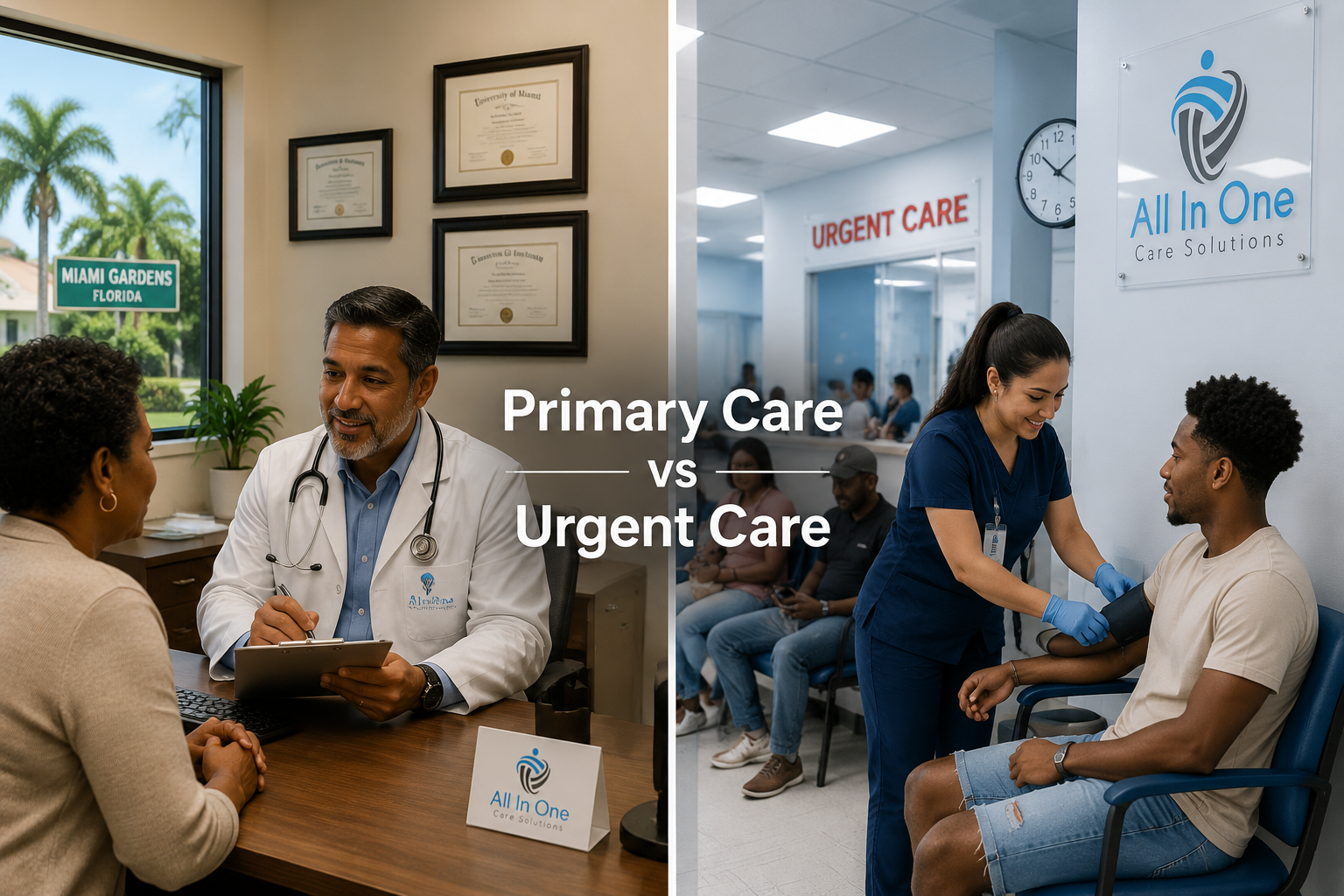 Primary Care vs Urgent Care