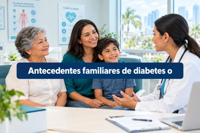 Antecedentes familiares de diabetes o presión alta: qué contar en tu examen físico