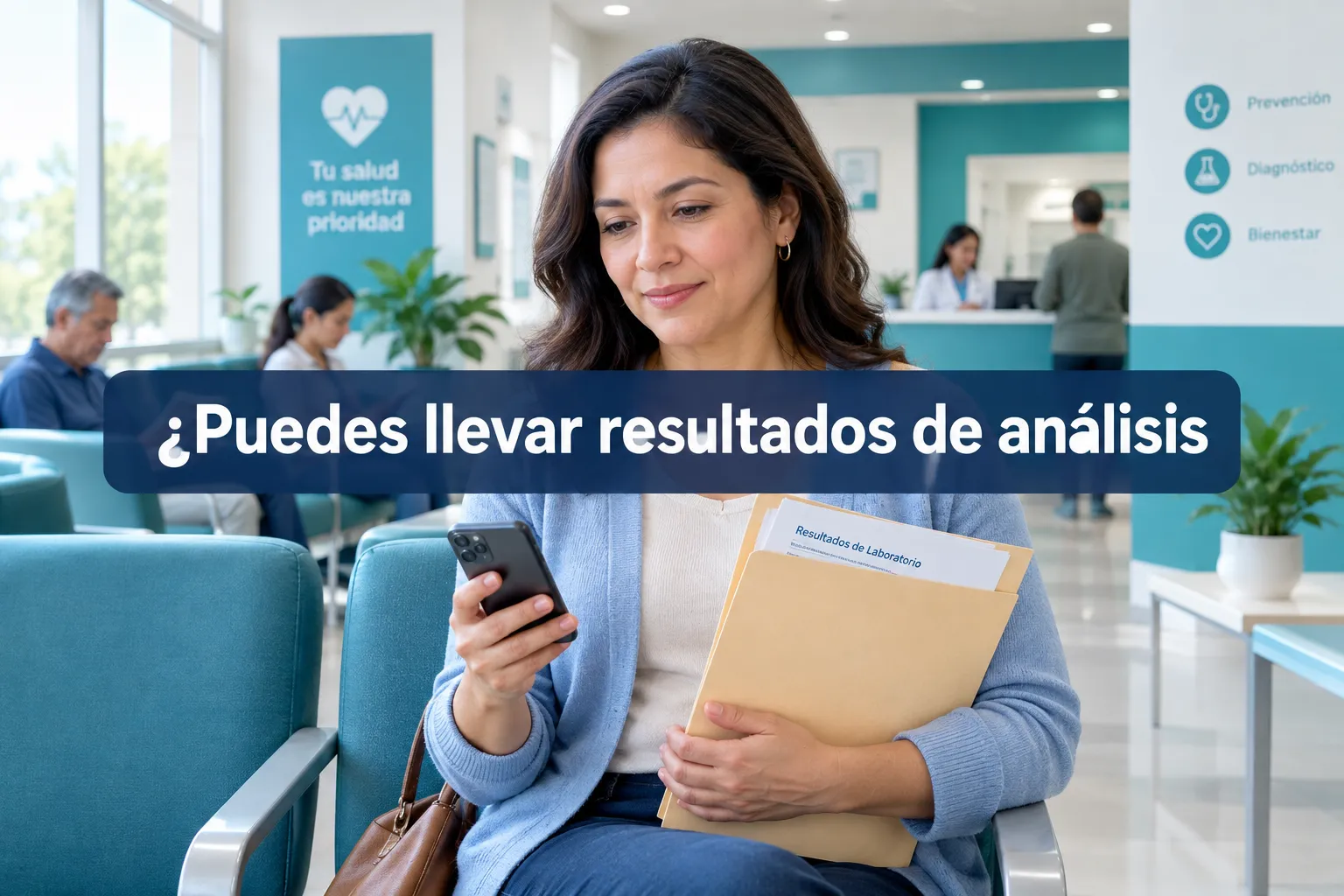 ¿Puedes llevar resultados de análisis anteriores a tu examen físico?