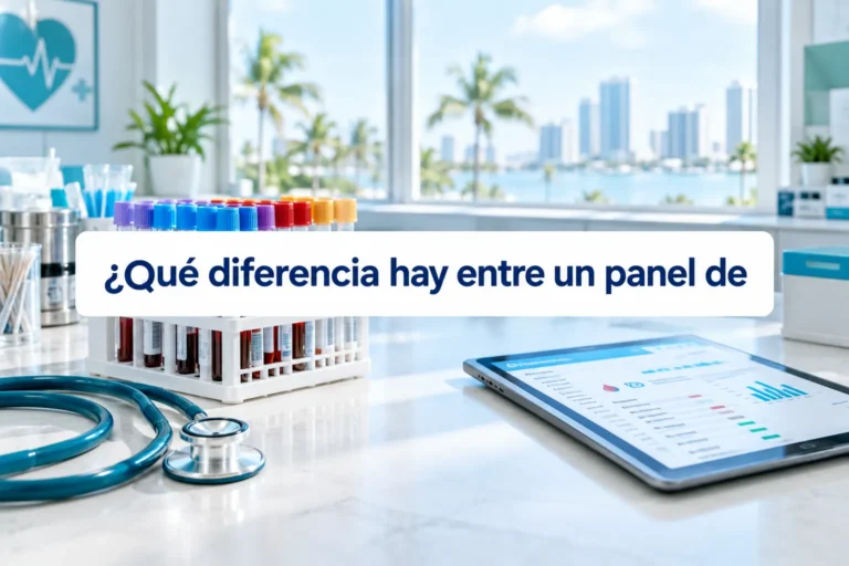 ¿Qué diferencia hay entre un panel de laboratorio básico y pruebas adicionales?