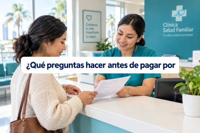 ¿Qué preguntas hacer antes de pagar por un examen físico sin seguro?